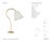 Amber Lewis by Visual Comfort Signature Dume 24" Arched Table Lamp in Hand-Rubbed Antique Brass with Linen Shade Designer:...