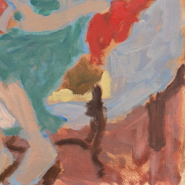 1950s 'Seated Nude' by Victor Di Gesu, Louvre, Académie Chaumière, Los Angeles County Museum of Art For Sale - Image 5 of 10