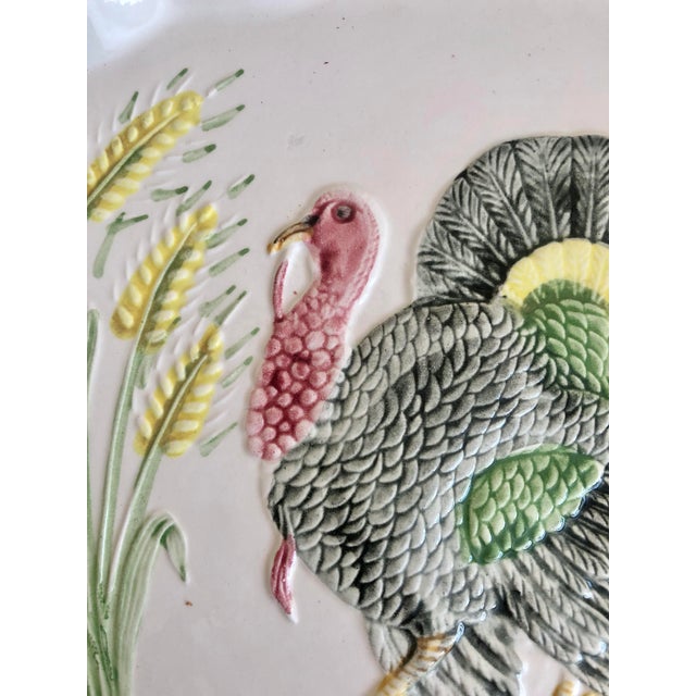California Pottery Turkey Platter Thanksgiving For Sale - Image 9 of 15