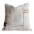 Vintage Turkish Hemp Rug Pillow 22" X 22" With Down Insert For Sale
