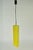 Rare 1950s Murano Glass Pendant Light Massimo Vignelli Vistosi Venini | Rhomboid Diamond Yellow Ceiling Lamp Mid Century Modern Vintage For Sale - Image 6 of 7