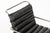 Metal Mid Century Mr Black Leather Arm Chairs by Mies Van Der Rohe for Knoll For Sale - Image 7 of 15
