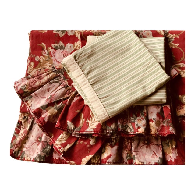 Vintage Ralph Lauren Pillowcases - Classic American Style in Pure Cotton For Sale