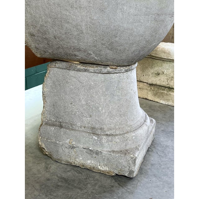 19th Century Two-Piece French Wall Fountain Basin in Burgundian Bluestone For Sale - Image 10 of 18