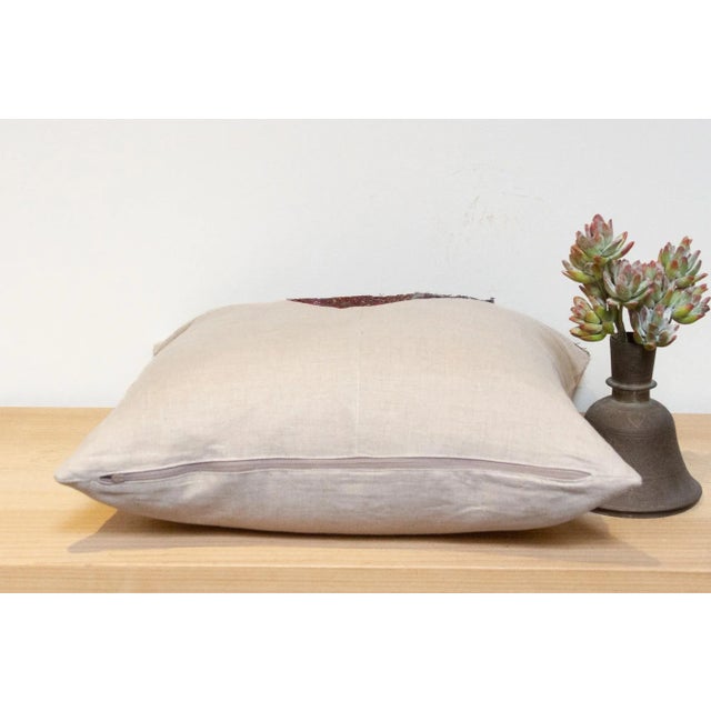 Rohira Antique Tapestry Linen Pillow For Sale - Image 4 of 7