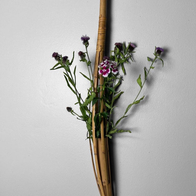 Japanese Bamboo Ikebana Hanger, 1970s For Sale - Image 14 of 18