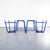 1970s French Bright Blue Wide Laboratory Stools, Set of 4 For Sale - Image 5 of 9