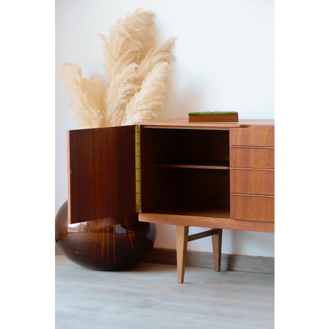 Scandinavian Teak Sideboard, 1960s For Sale - Image 4 of 18