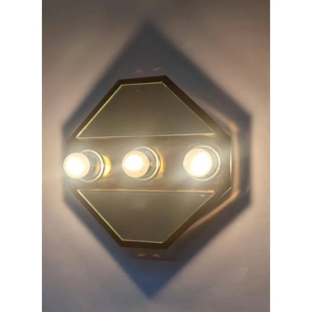 Mirror Wall Lamp from Fischer Leuchten, Germany, 1980s For Sale - Image 10 of 12