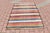 1960s Bohemian Style Turkish Striped Design Colorful Wool Oushak Kilim Rug For Sale - Image 12 of 12