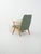 1950s Scandinavian Armchair in Sage Green Wool, 1960s For Sale - Image 5 of 11