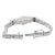 Stunning Natural Diamond 14k Solid White Gold Bracelet For Sale - Image 4 of 9
