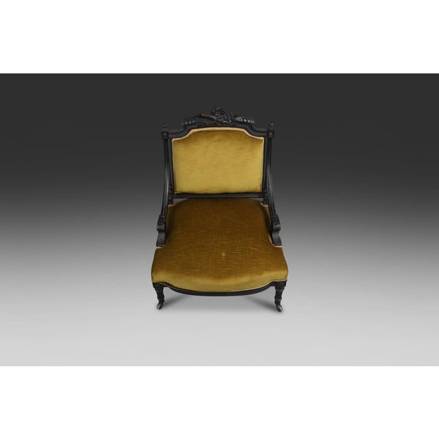 France / 1850 / armchair / wood, velvet / Empire / Antique French Empire style armchair made around 1850. This...
