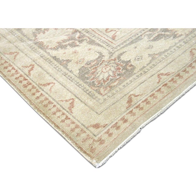 Traditional 1960s Turkish Oushak Rug For Sale - Image 3 of 5