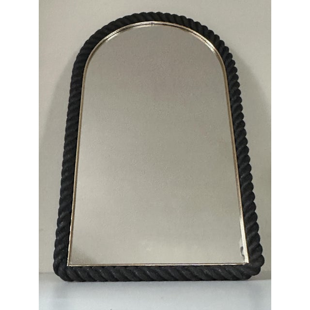 Vintage Black Rope Mirror, 1960s For Sale - Image 13 of 13