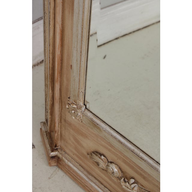 Ethan Allen Large Italian Carved Pier Mirror For Sale - Image 15 of 18