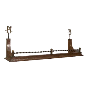 Antique Arts & Crafts Scottish Copper Fireside Kerb Victorian Fire Fender
