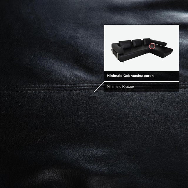 Face Corner Sofa in Black by Ewald Schillig For Sale - Image 9 of 15