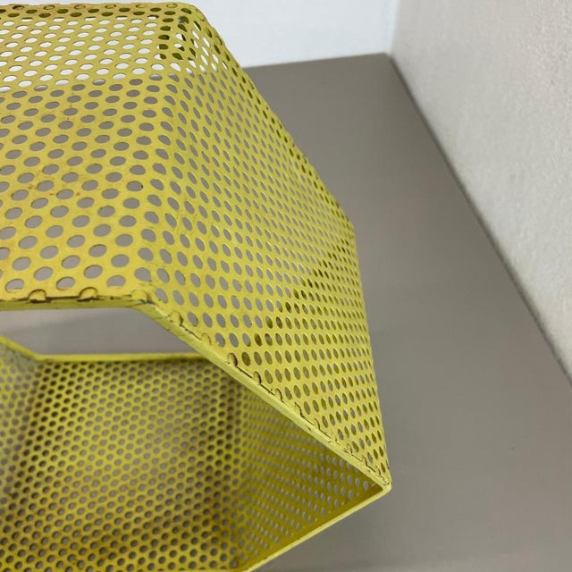Small Yellow Cube Form Wall Unit attributed to Mathieu Matégot, 1950 For Sale - Image 6 of 18