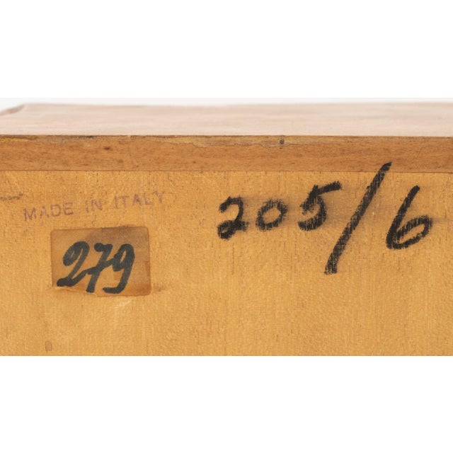 Italian Walnut Miniature Chest of Drawers For Sale - Image 9 of 9