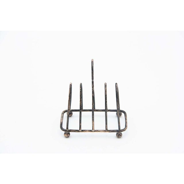 Silver Toast Rack, in Good conditions. Designed 1890 to 1919
