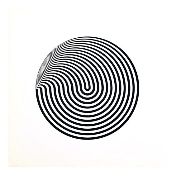 Marina Apollonio, Circular Dynamics, 1966, Paper For Sale