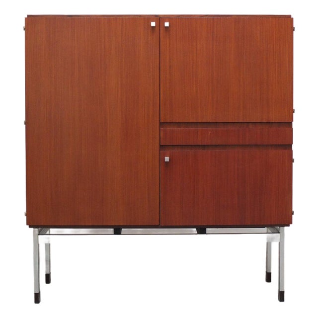 Modernist Bar Cabinet by Werner Wölfers for V-Form, 1960s For Sale
