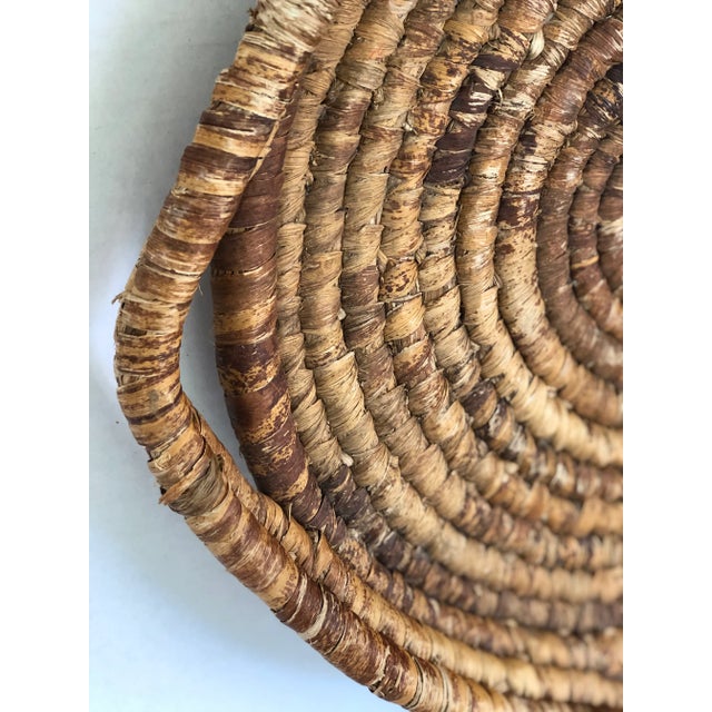 American Native American Style Vintage Ceremonial Wedding Basket, Wall Art For Sale - Image 3 of 4