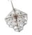 Silver Bohemian Glass Cube Ceiling Light by Stone Shenows, 1960s For Sale - Image 8 of 12