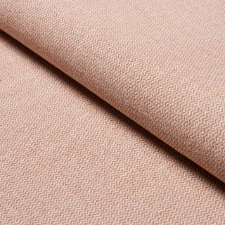 Schumacher Simon Indoor/Outdoor Fabric In Blush For Sale