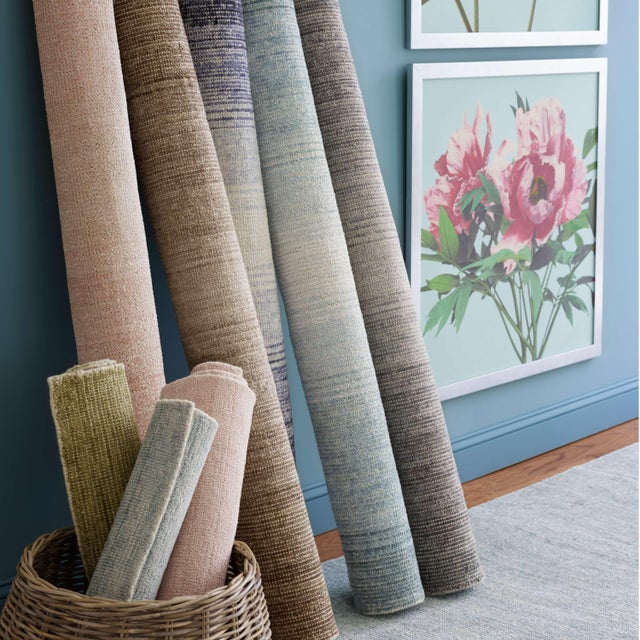 Dash & Albert Dash & Albert by Annie Selke Quartz Ocean Woven Viscose/Cotton Rug, 5' x 8' For Sale - Image 4 of 6