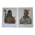 Prints Native American Wa-Pel-La Musquakees Chief Kish-Ke-Kosh Fox Brave. "The History of the Indian Tribes of North America" Reproduction - Set of 2 For Sale