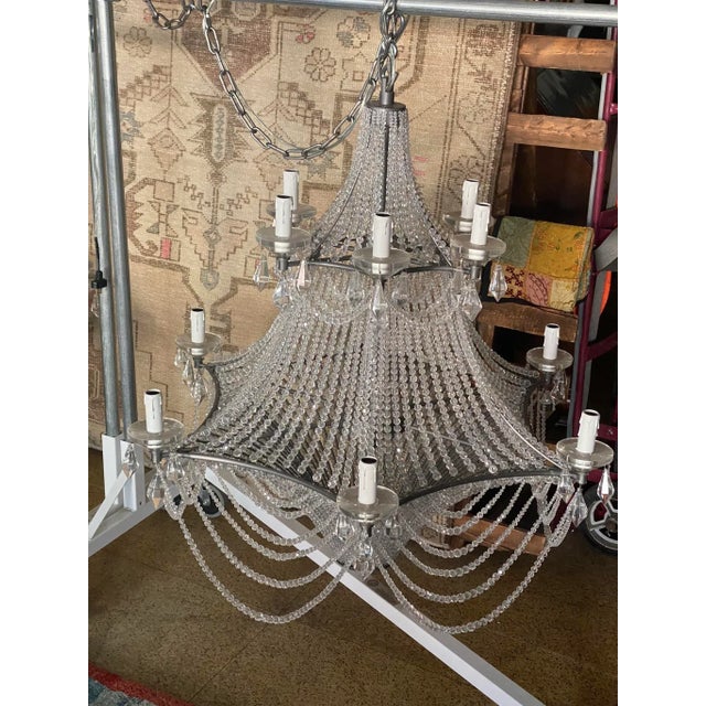 2000 - 2009 Timothy Oulton 12 Light Large Chandelier For Sale - Image 5 of 12