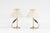 Vintage Model 306 Table Lamps in Brass and Paper by Kaare Klint for Le Klint, Denmark, 1950, Set of 2 For Sale - Image 3 of 6