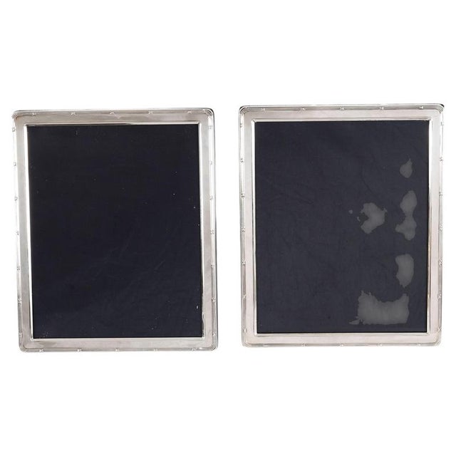Vintage Sterling Silver Photo Frames by Arthur Price & Co, 1990s, Set of 2 For Sale - Image 16 of 16