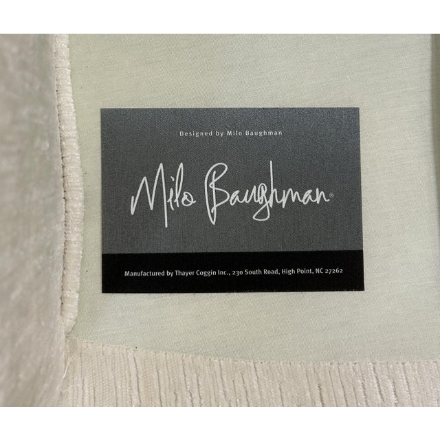 Comfortable Swivel Tilt Chrome Base Lounge Chairs by Milo Baughman for Thayer Coggin For Sale - Image 12 of 12