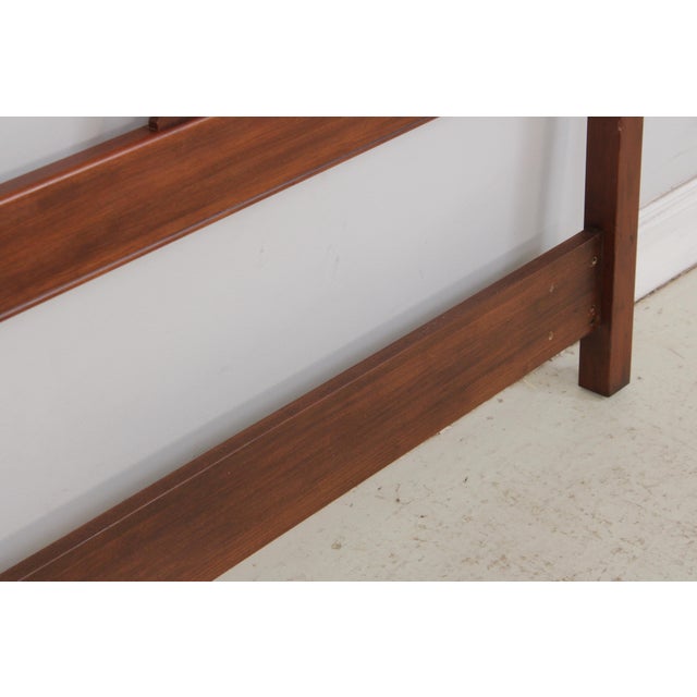 Brown Henkel Harris Queen Size Cherry Bed Headboard For Sale - Image 8 of 14