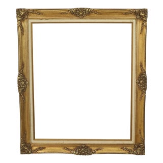 Large Baroque Style Gilt Frame, 1960s For Sale