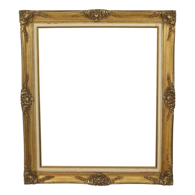 Large Baroque Style Gilt Frame, 1960s For Sale