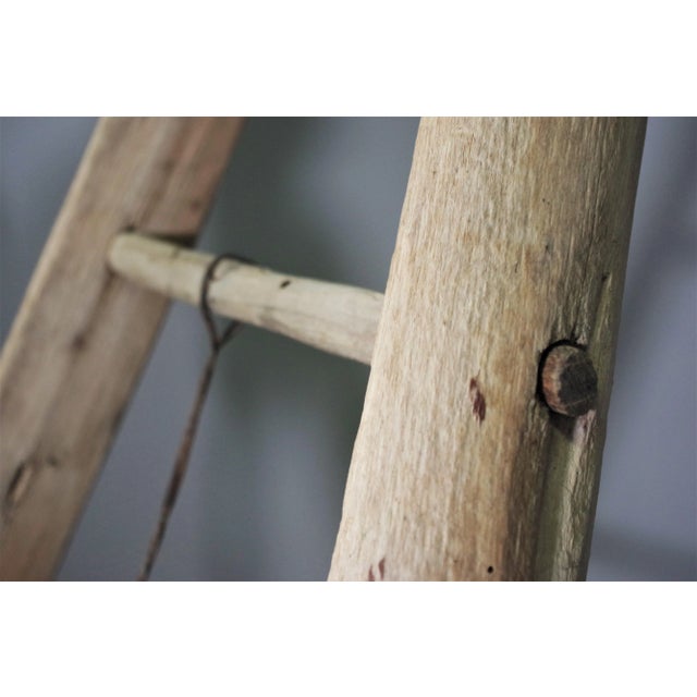 Fir & Beech Wood Ladder For Sale - Image 11 of 14