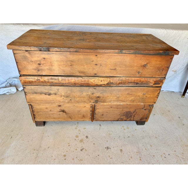20th Century French Pine Four Drawer Chest For Sale - Image 11 of 11
