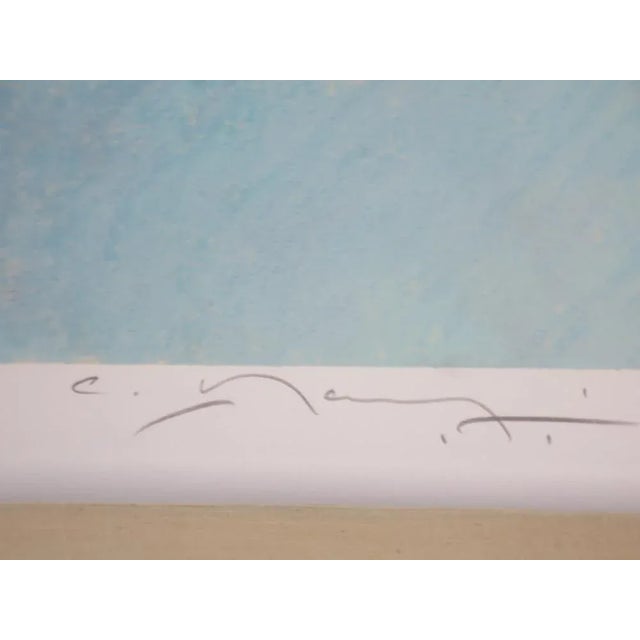 Claude MANOUKIAN (1936 -) Italian bouquet Lithography signed, dedicated in pencil by hand by the artist justified HC paper...