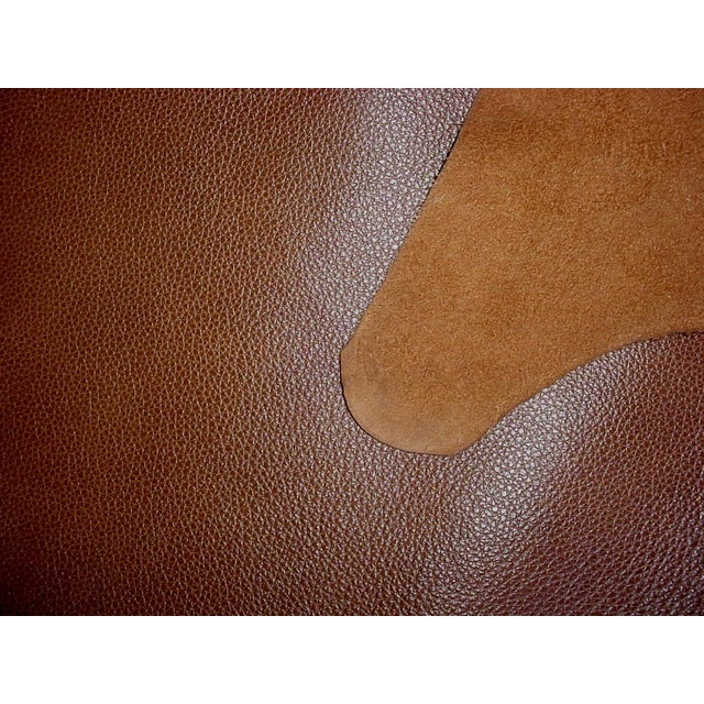 Crest Leathers 830468 Honey Distressed Leather Cowhide Upholstery Fabric 49.75 Sq Ft 5.52 Sq