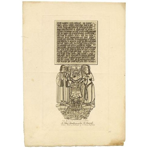 John Sell Cotman, Norfolk Church Architecture, Etchings, 1816, Set of 3 For Sale - Image 4 of 7