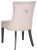 19''H Tufted Ring Chair With Silver Nailheads in Taupe & Espresso - a Pair For Sale - Image 4 of 9