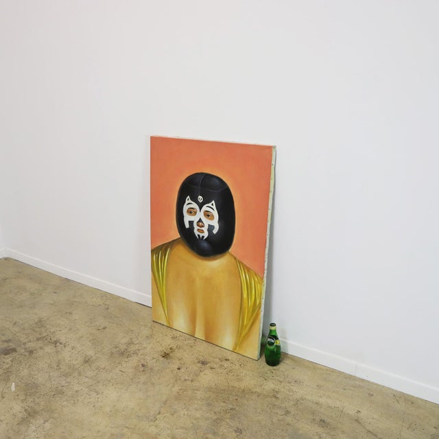 Mexican 1970s Mexican Wrestler Painting For Sale - Image 3 of 5