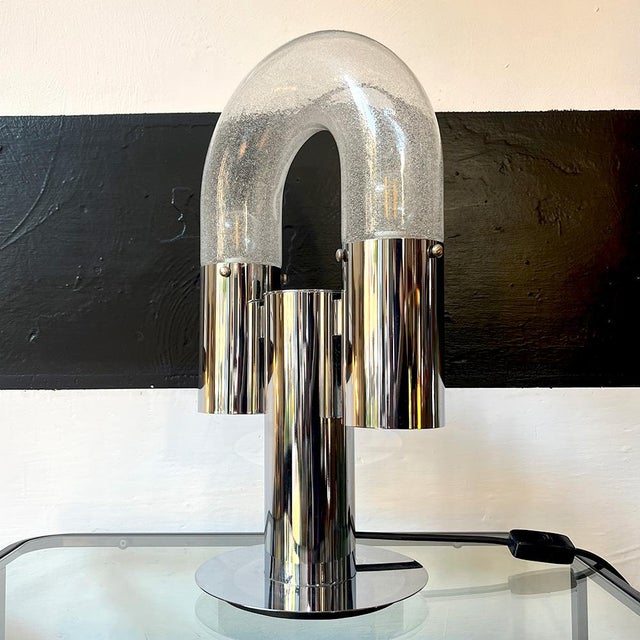 Table Lamp attributed to Aldo Nason for Mazzega, Italy, 1960s For Sale - Image 3 of 14