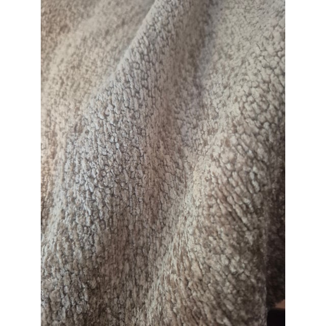 Scalamandre Beige Boucle Heavy Upholstery Fabric- 2 Yards For Sale - Image 9 of 10