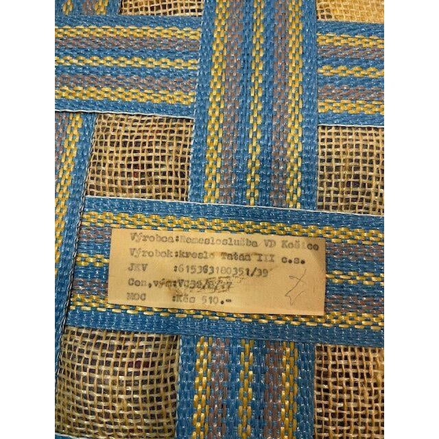 Vintage Relax Chairs with Upholstery by Tatra Nabytok, Set of 2 For Sale - Image 6 of 7