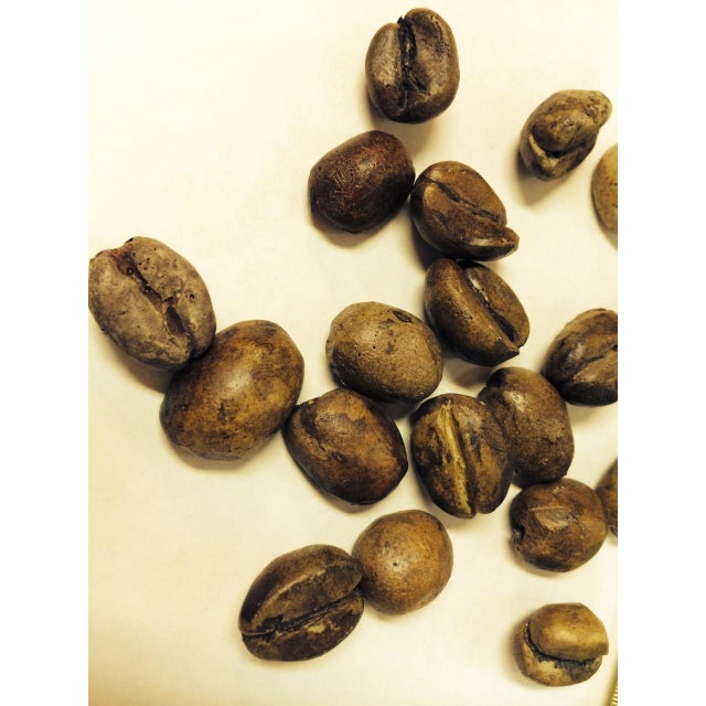 1980s Faux Coffee Beans - Pop Art -Hand Carved One of Kind Larger Than Life - Set of 12 For Sale - Image 4 of 5
